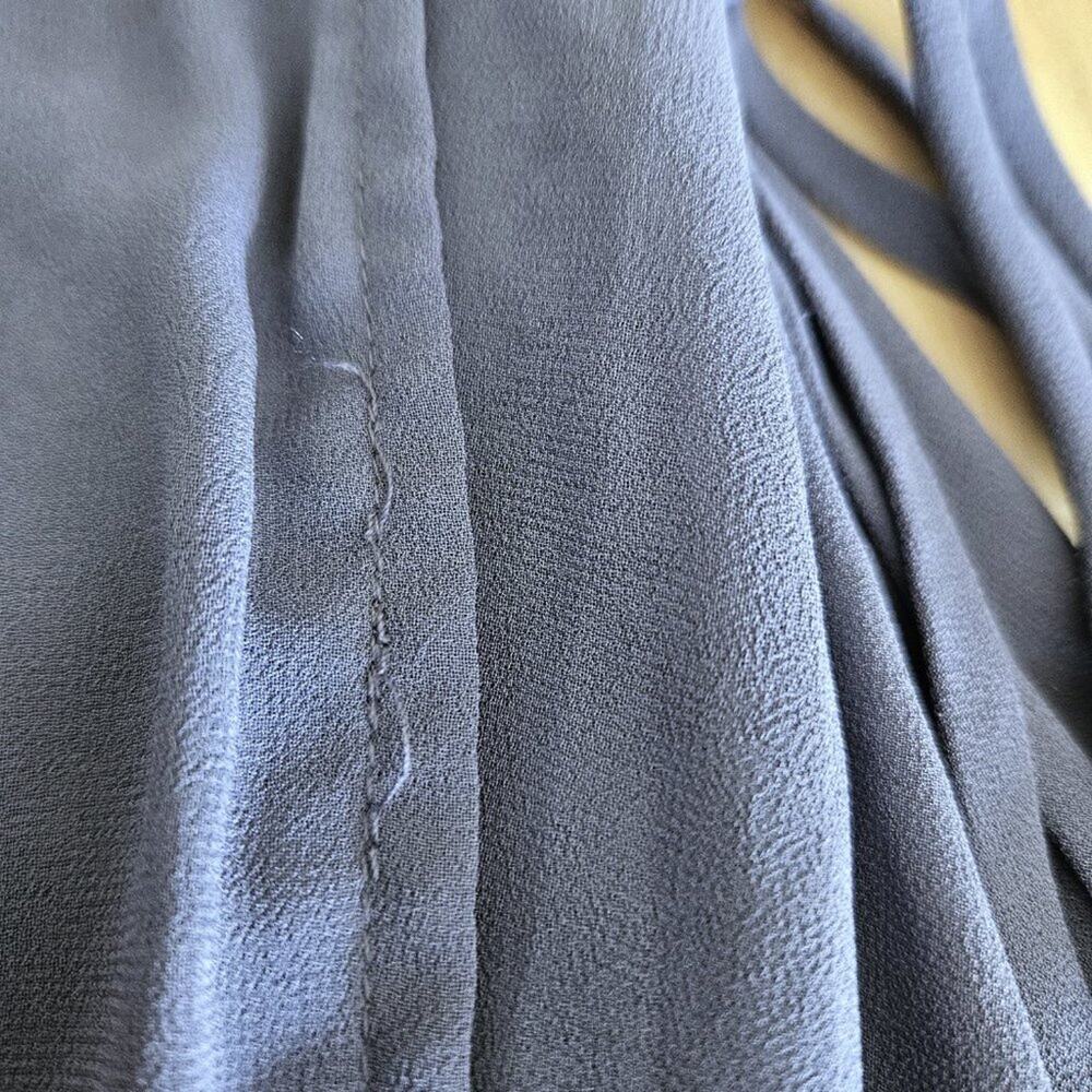 Lulus Wrap Dress Here's To Us High Low Maxi - Denim Blue- XL - NWT - Picture 8 of 11